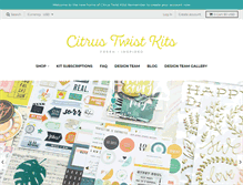 Tablet Screenshot of citrustwistkits.com